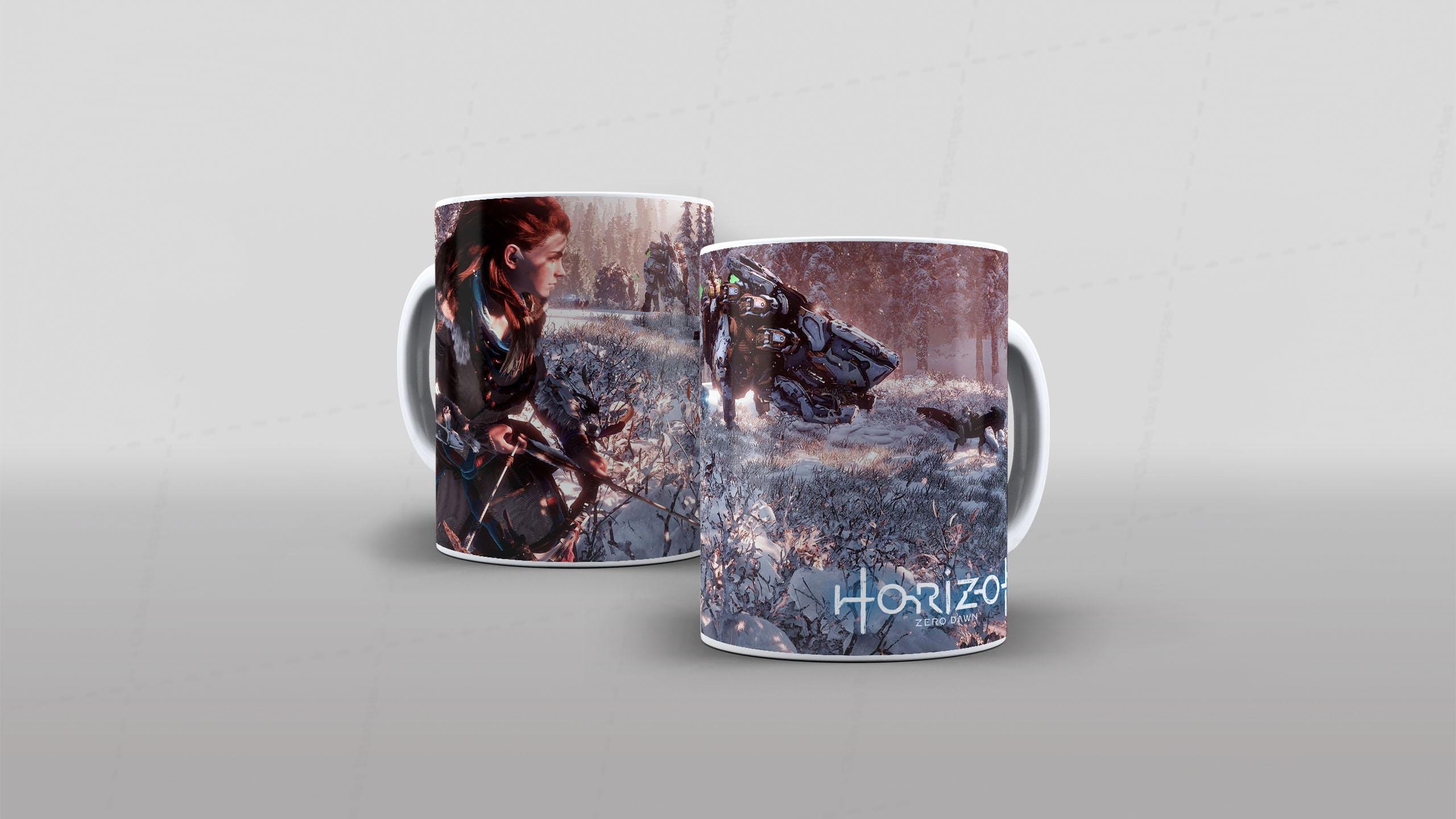 Arte horizon zero dawn tema video-game (15-7409