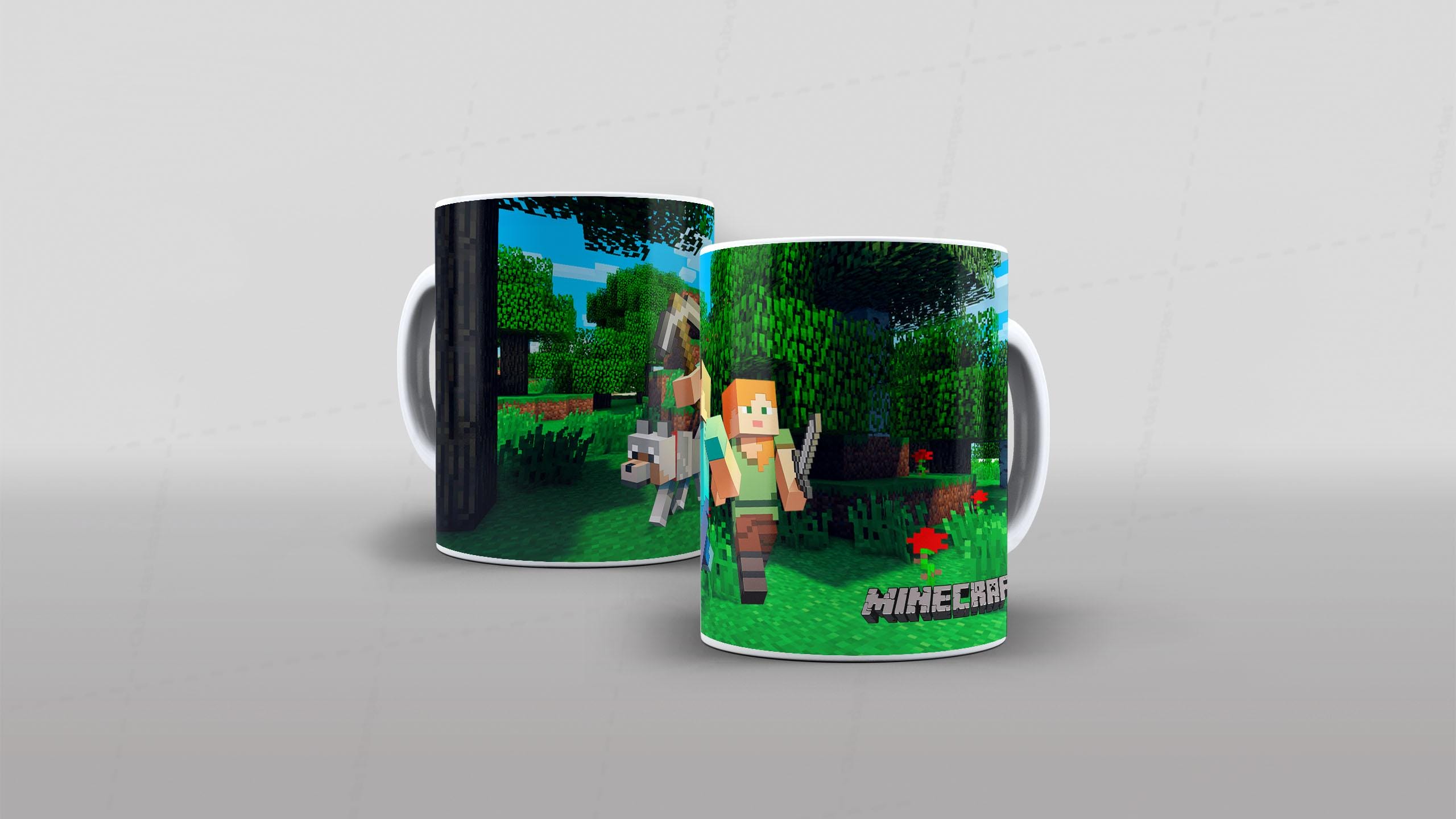 Arte Minecraft tema video-game (1-7546