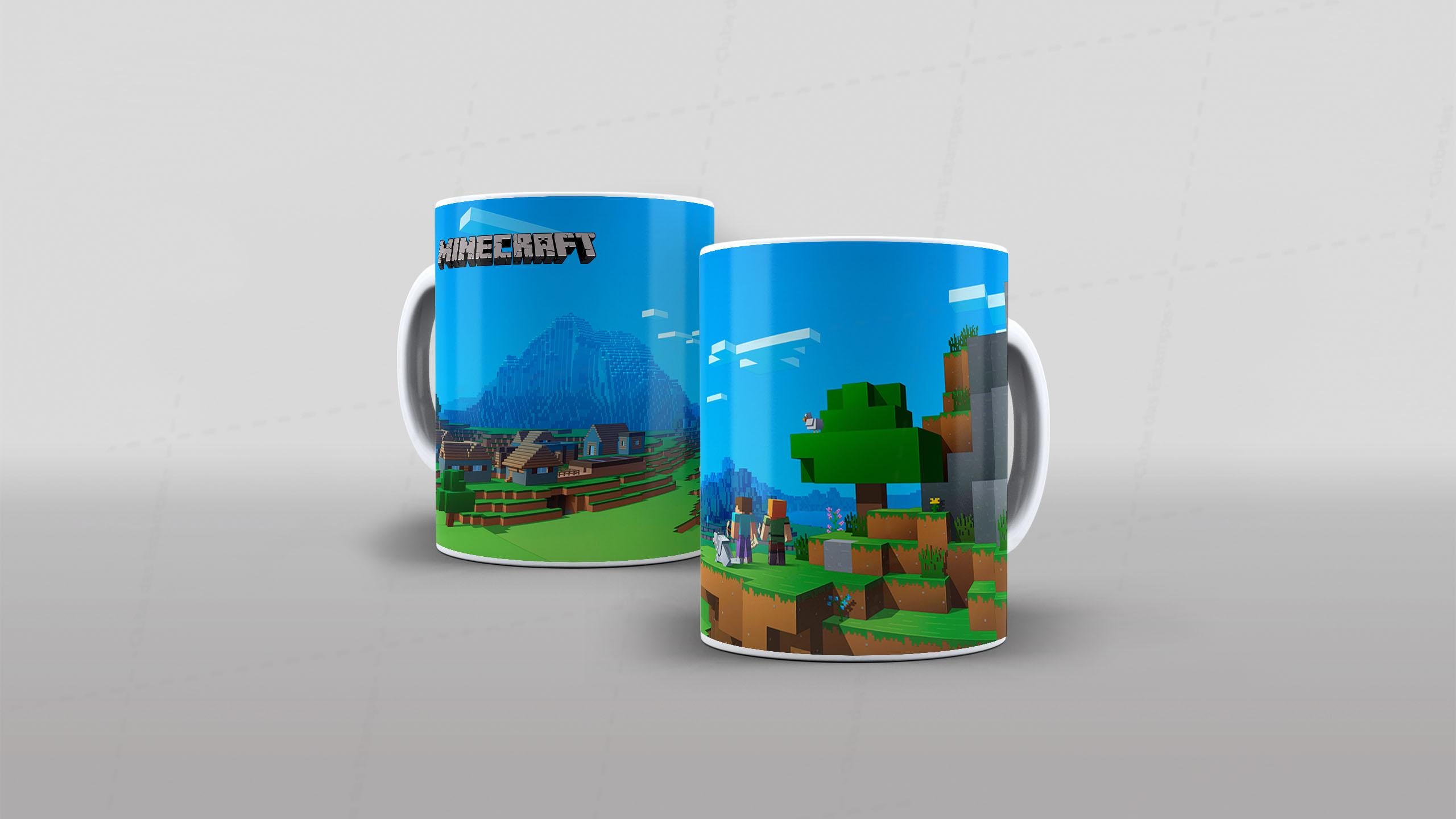 Arte Minecraft tema video-game (3-7548