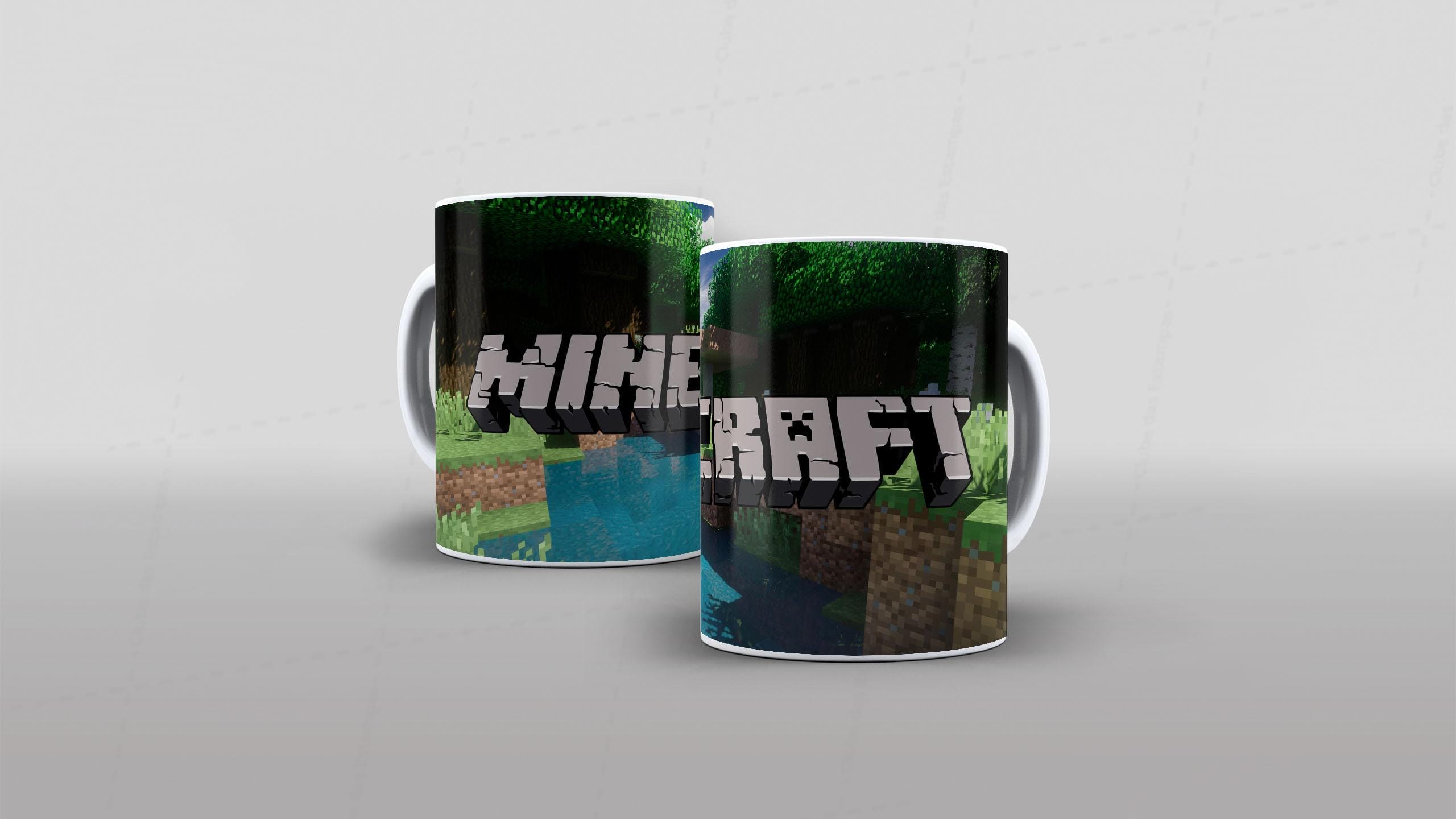 Arte Minecraft tema video-game (8-7553