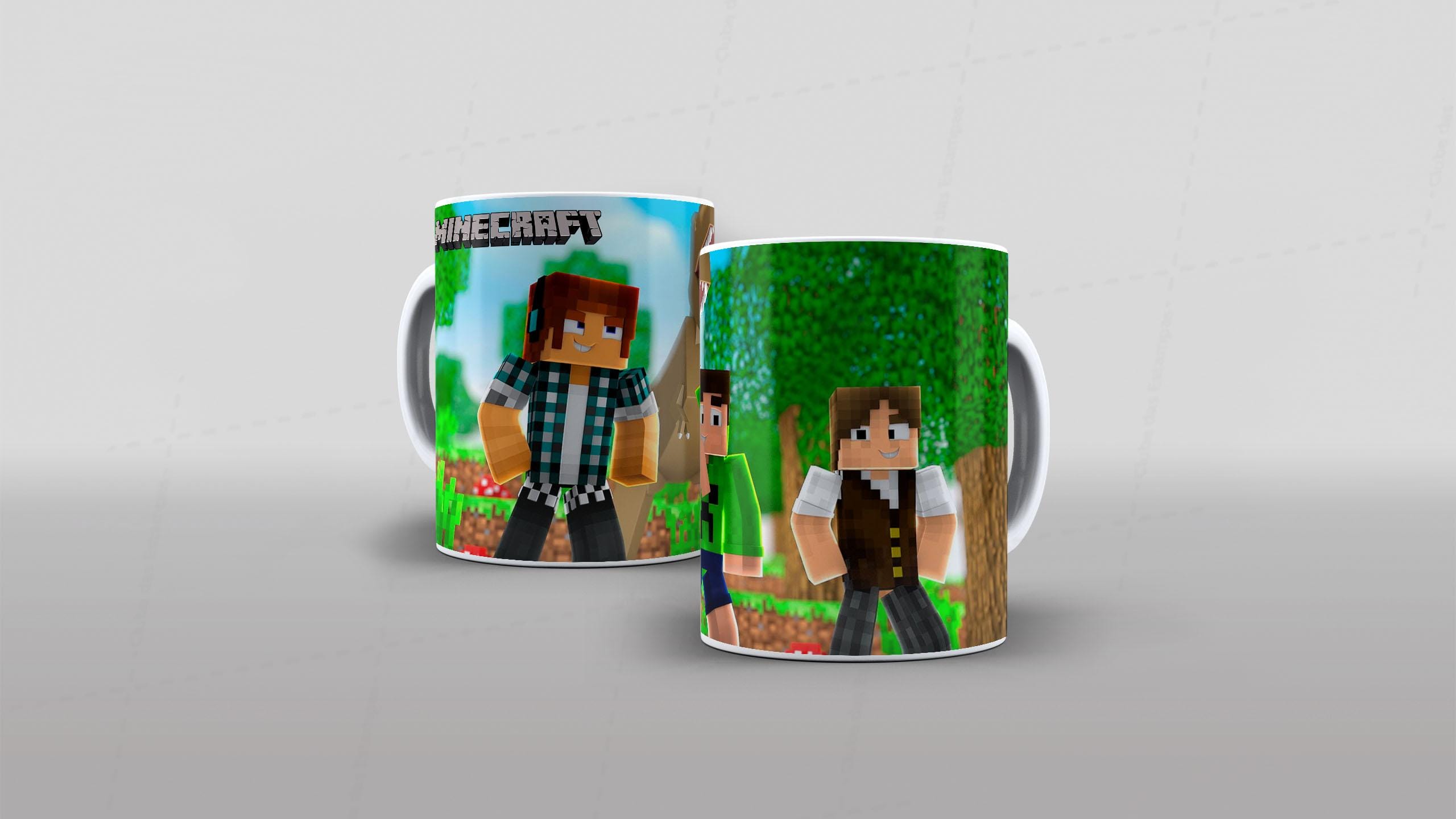 Arte Minecraft tema video-game (10-7555
