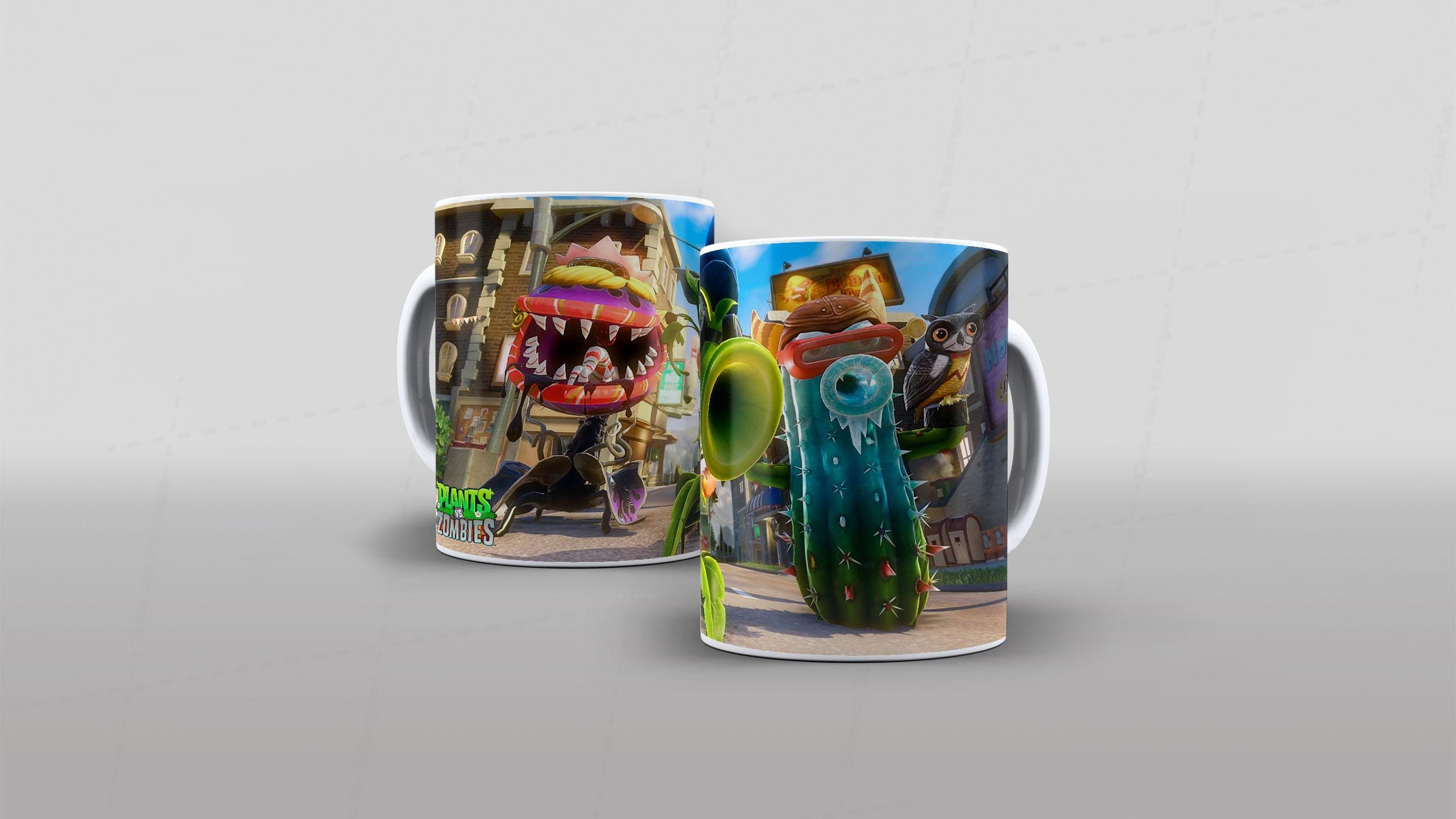 Arte Planta vs Zumbi tema video-game (6-7615