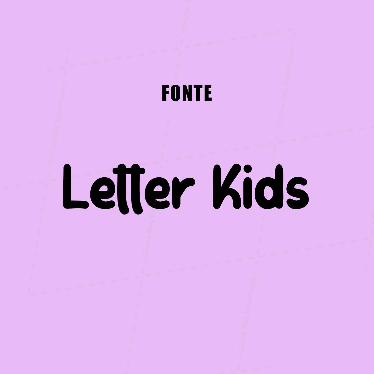 Fonte Letter Kids Demo-7925