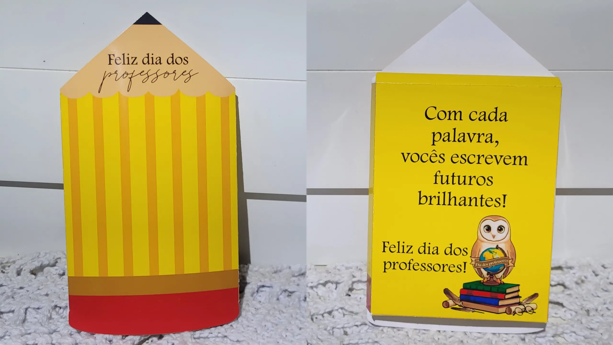 Caixa lápis + capa para bloco