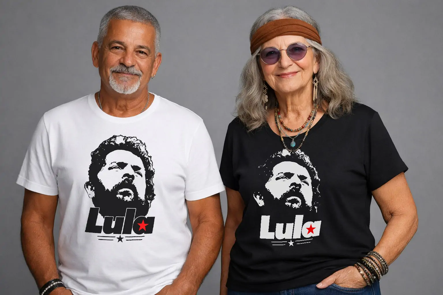 Arte para camiseta lula estrela vermelha pt