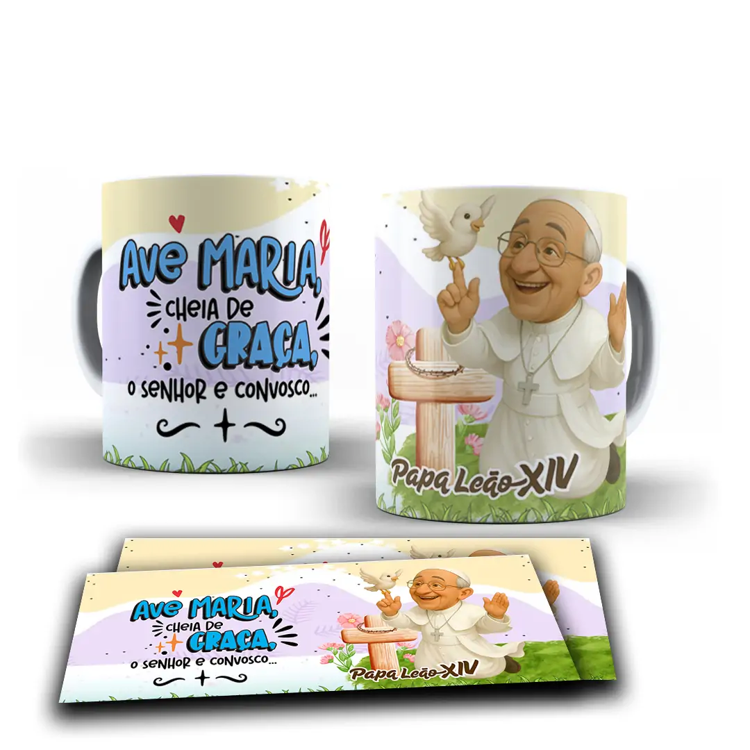 Coleção “Papa Leão XIV” – A Fé em Forma de Arte